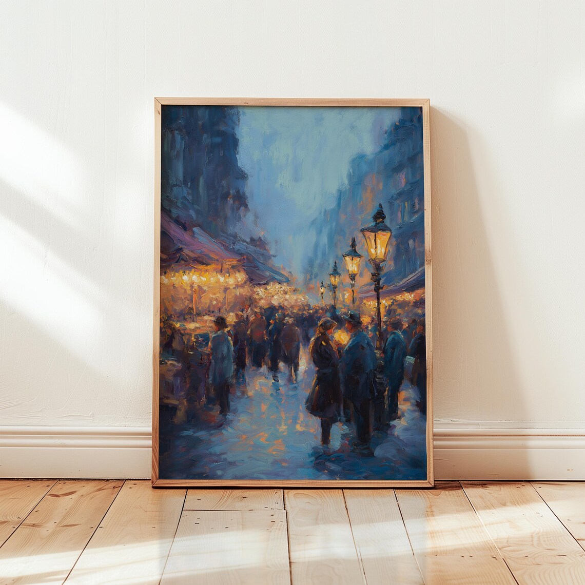 Claude Monet City Street Print, Impressionist Art