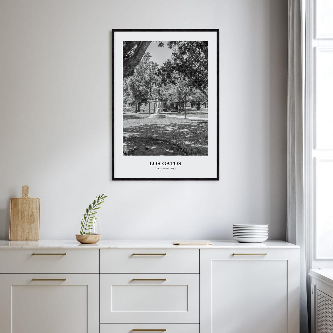 Los Gatos Wall Art Los Gatos Wall Decor Los Gatos Poster Los Gatos Home Decor Los Gatos Travel Gift Los Gatos Travel Print - Image 2