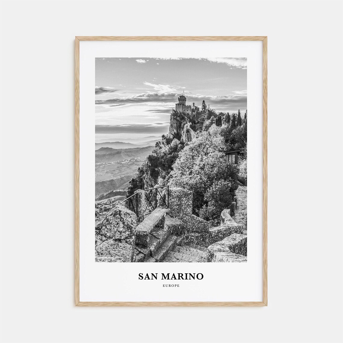San Marino Wall Art San Marino Wall Decor San Marino Poster San Marino Home Decor San Marino Travel Gift San Marino Travel Print