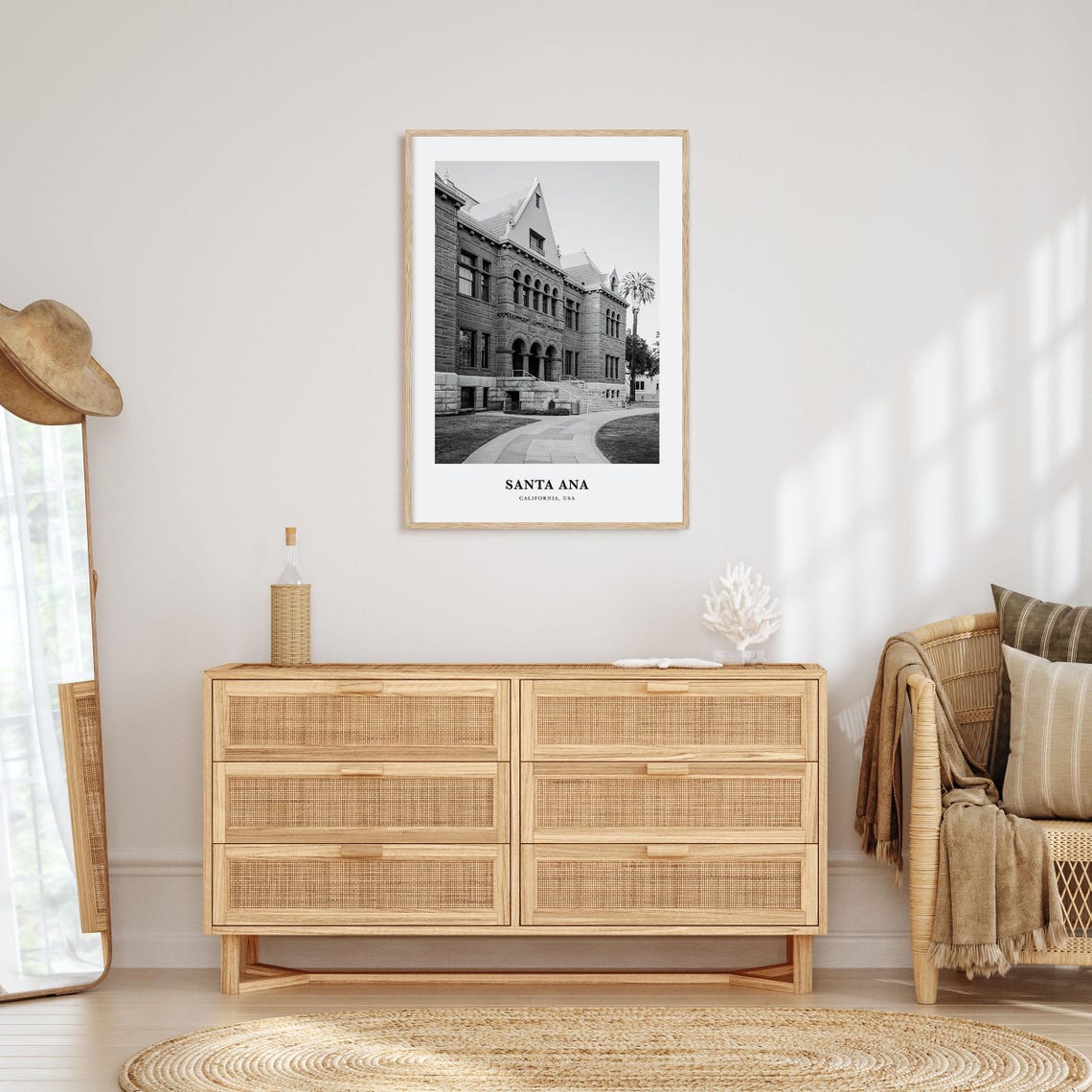 Santa Ana Wall Art Santa Ana Wall Decor Santa Ana Poster Santa Ana Home Decor Santa Ana Travel Gift Santa Ana Travel Print - Image 3