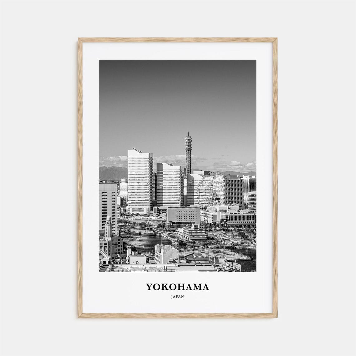 Yokohama Wall Art Yokohama Wall Decor Yokohama Poster Yokohama Home Decor Yokohama Travel Gift Yokohama Travel Print