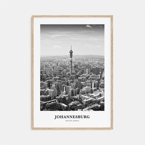 Johannesburg Wall Art No 1 Johannesburg Wall Decor Johannesburg Poster Johannesburg Home Decor Johannesburg Travel Gift Travel Print