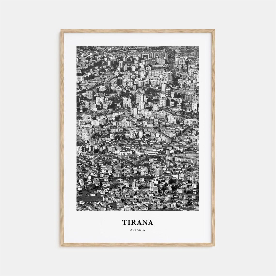 Tirana Wall Art Tirana Wall Decor Tirana Poster Tirana Home Decor Tirana Travel Gift Tirana Travel Print