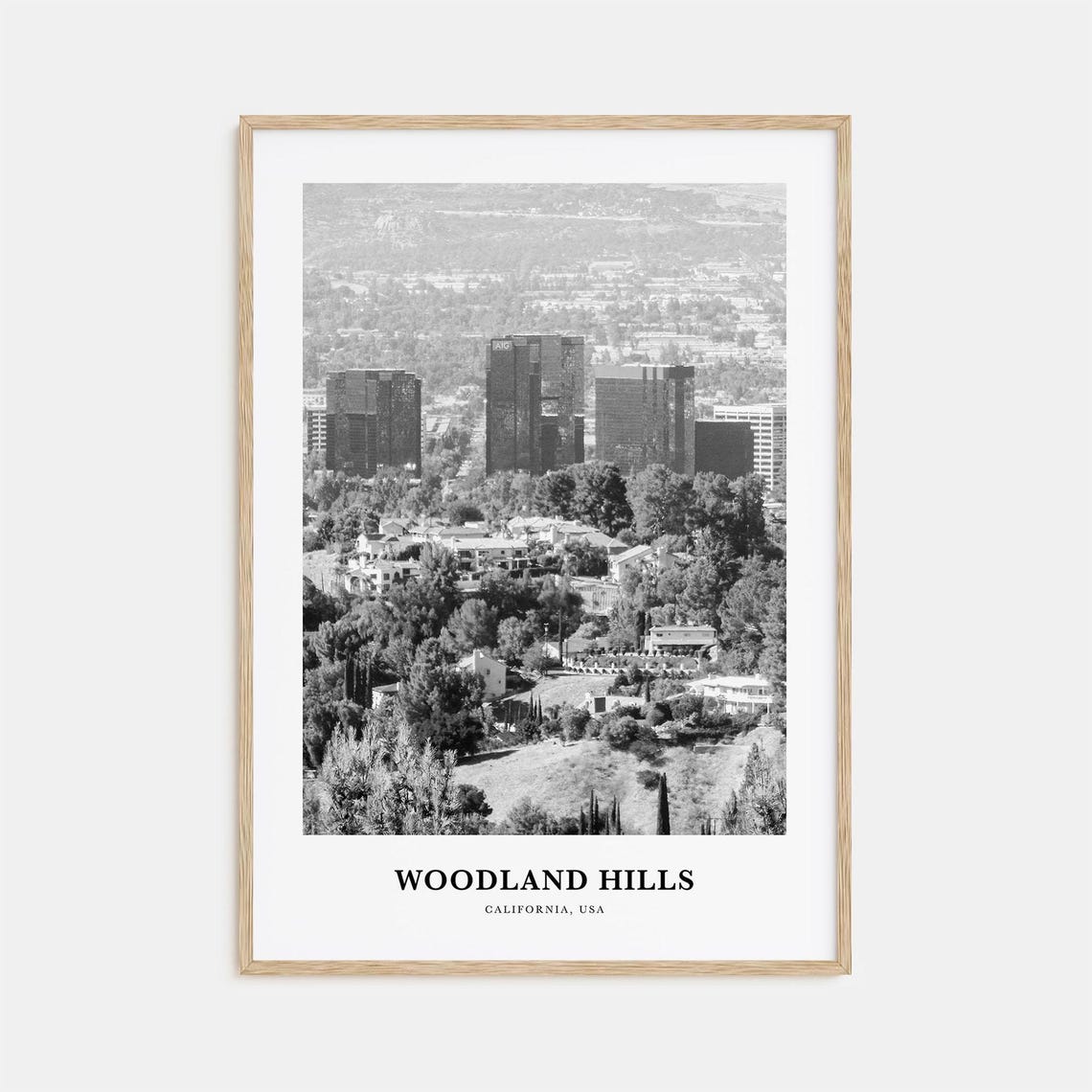 Woodland Hills Wall Art Woodland Hills Wall Decor Woodland Hills Poster Woodland Hills Home Decor Woodland Hills Travel Gift Travel