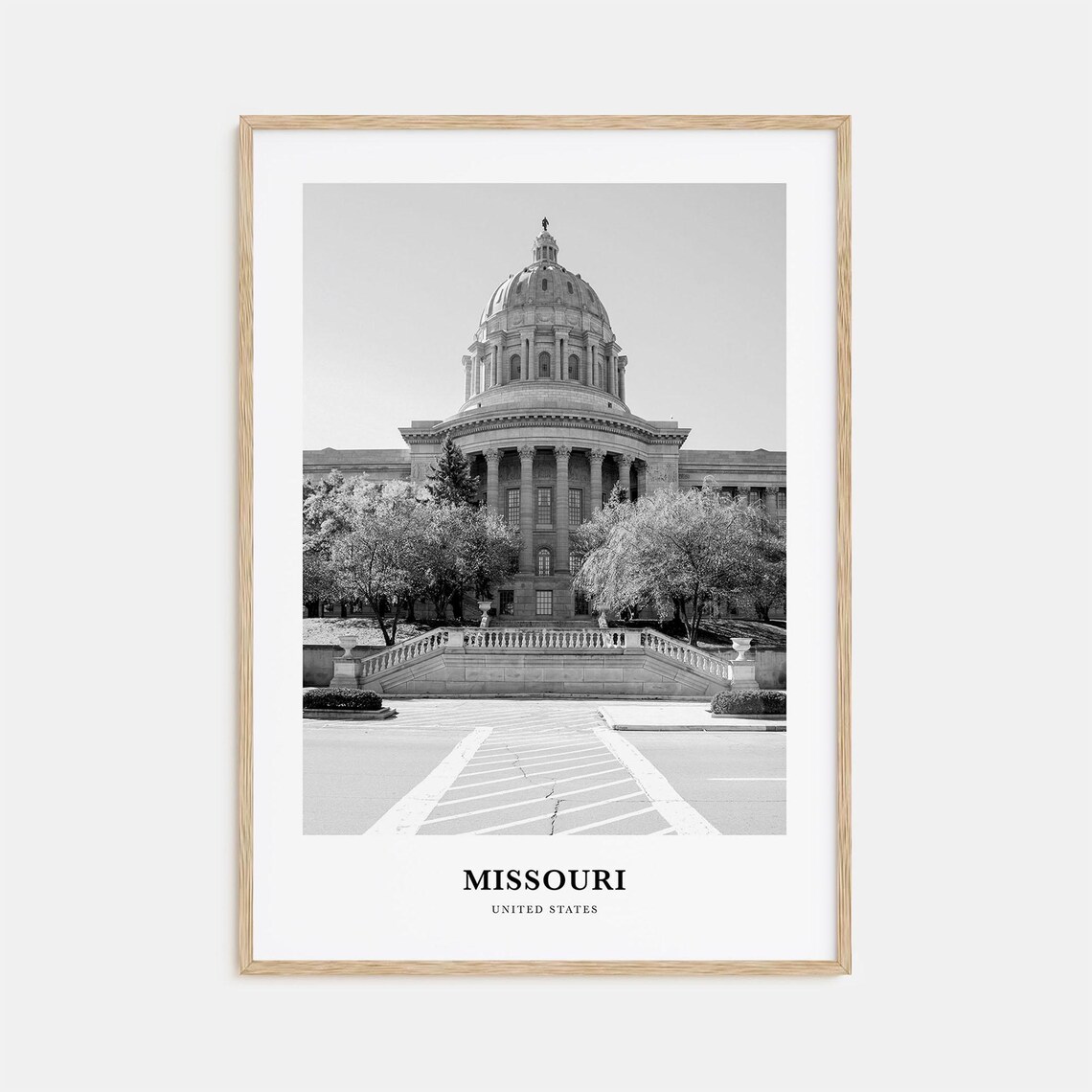 Missouri State Capitol Jefferson City Dome Building Photo Poster