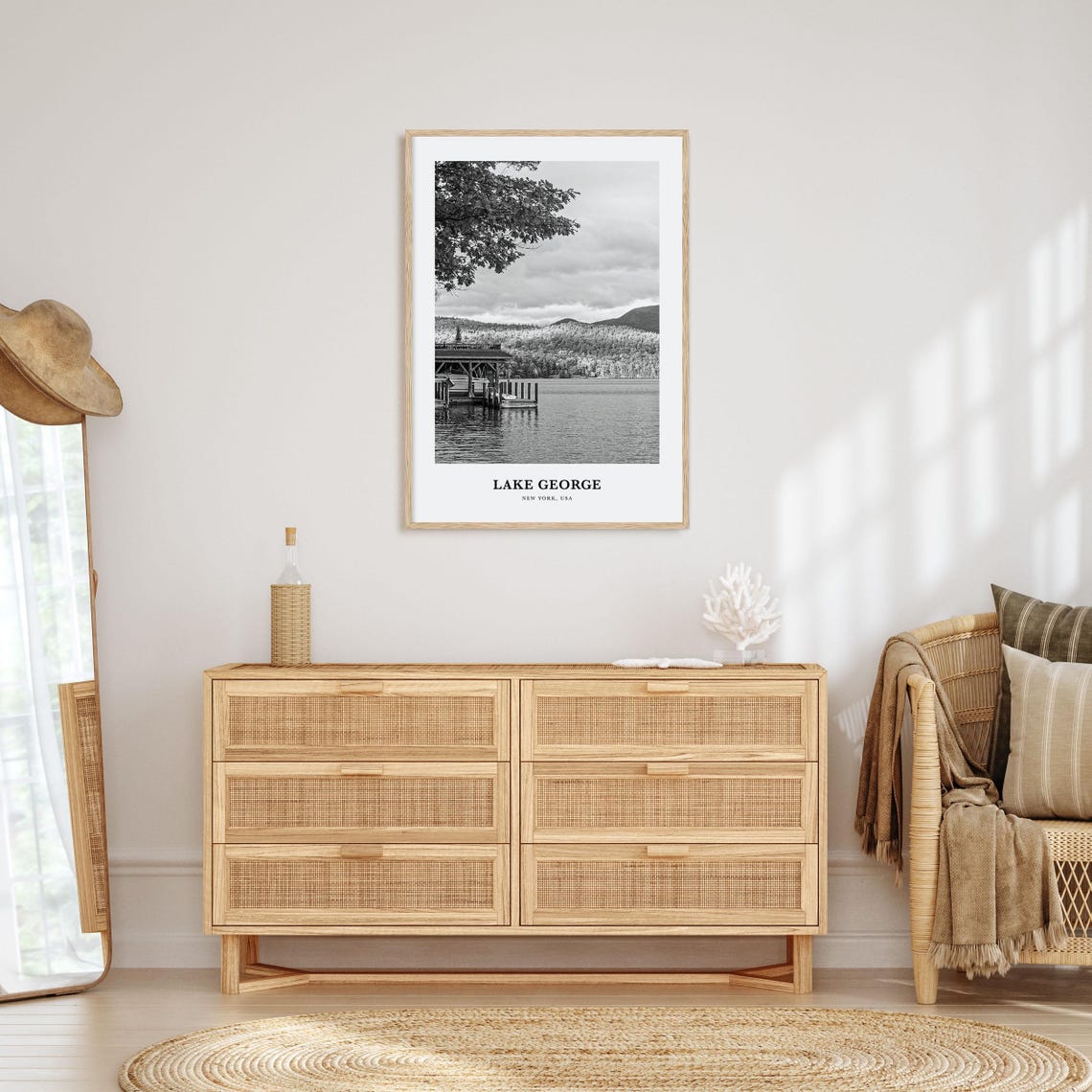 Lake George Wall Art Lake George Wall Decor Lake George Poster Lake George Home Decor Lake George Travel Gift Lake George Travel Print - Image 3
