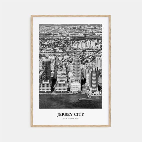 Jersey City Wall Art No 1 Jersey City Wall Decor Jersey City Poster Jersey City Home Decor Jersey City Travel Gift Jersey City Travel