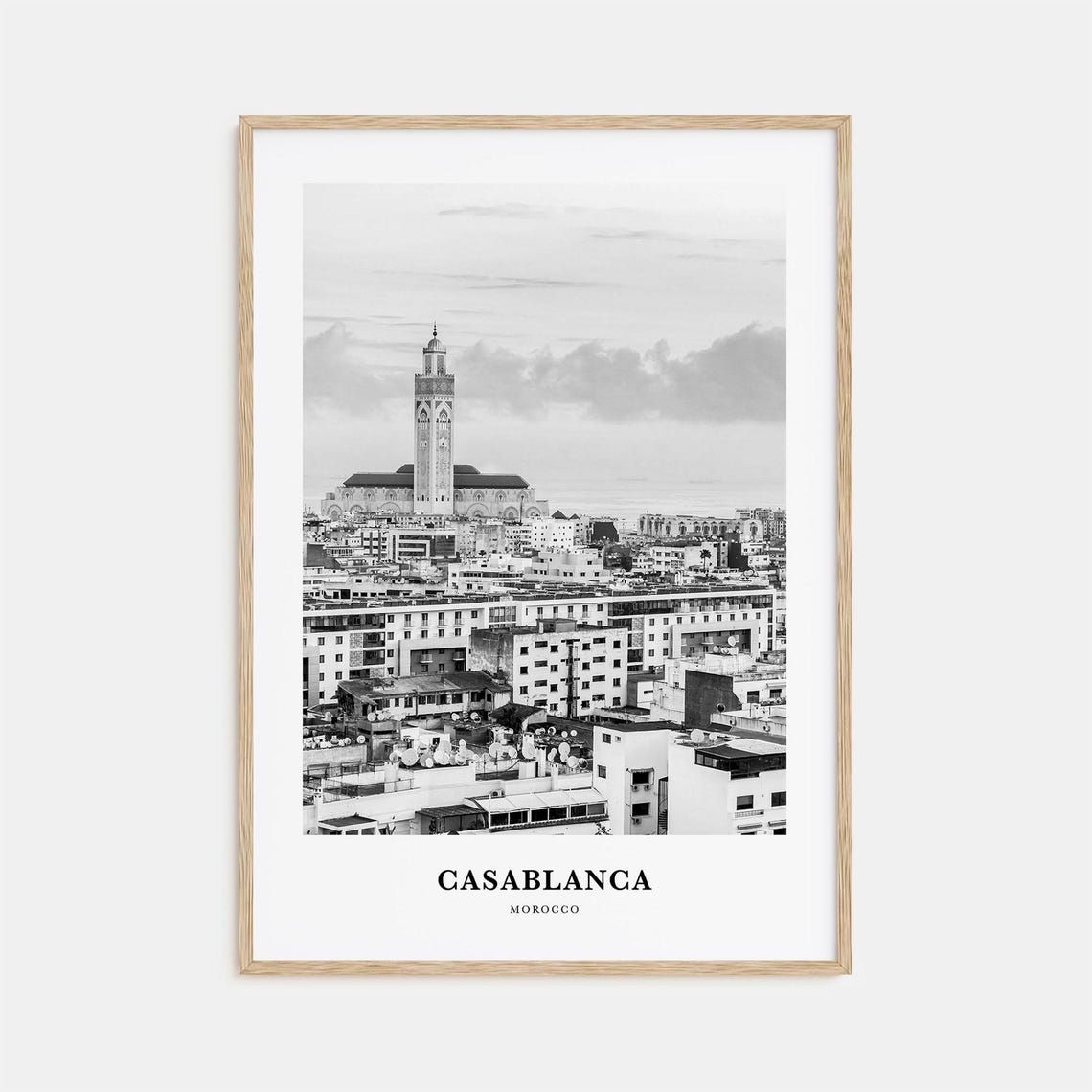 Casablanca Wall Art Casablanca Wall Decor Casablanca Poster Casablanca Home Decor Casablanca Travel Gift Casablanca Travel Print