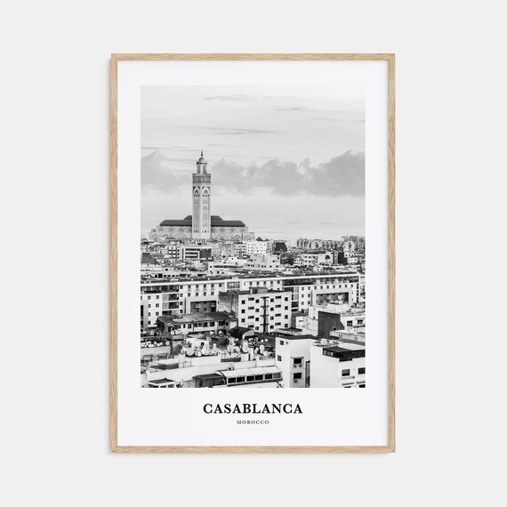 Casablanca Wall Art Casablanca Wall Decor Casablanca Poster Casablanca Home Decor Casablanca Travel Gift Casablanca Travel Print