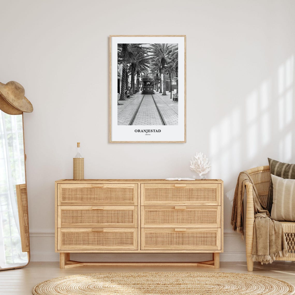 Oranjestad Wall Art Oranjestad Wall Decor Oranjestad Poster Oranjestad Home Decor Oranjestad Travel Gift Oranjestad Travel Print - Image 3