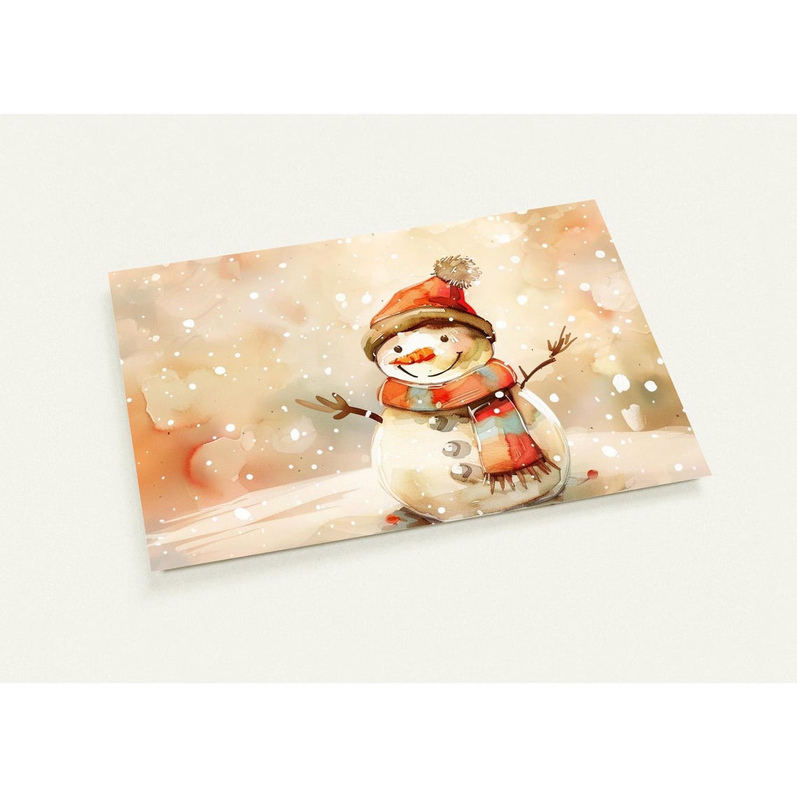 Christmas Postcard Pack Elegant Holiday Greetings Set Of 10