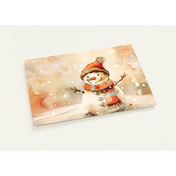 Christmas Postcard Pack Elegant Holiday Greetings Set Of 10