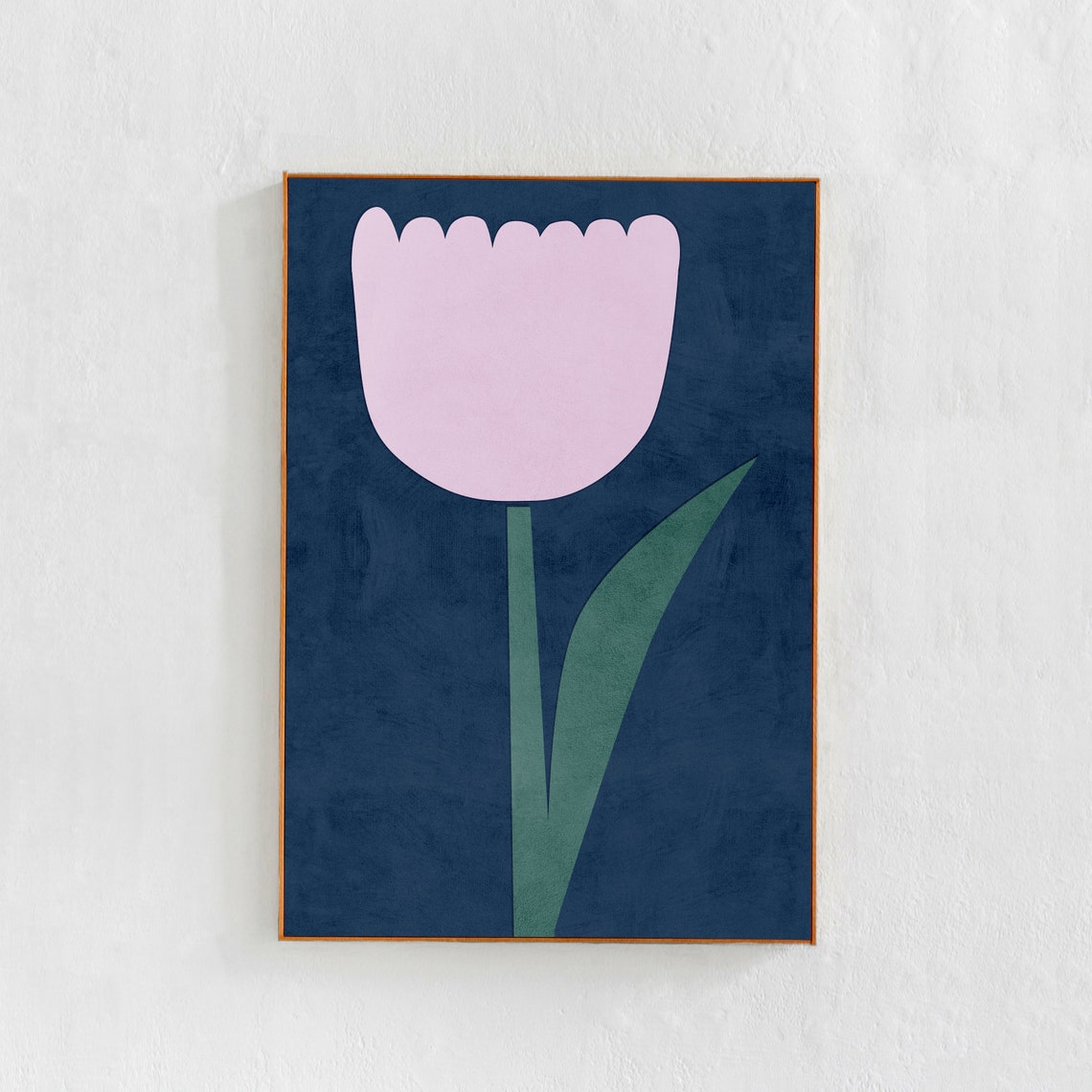 Tulip Flower Print, Scandi Boho Bedroom Poster