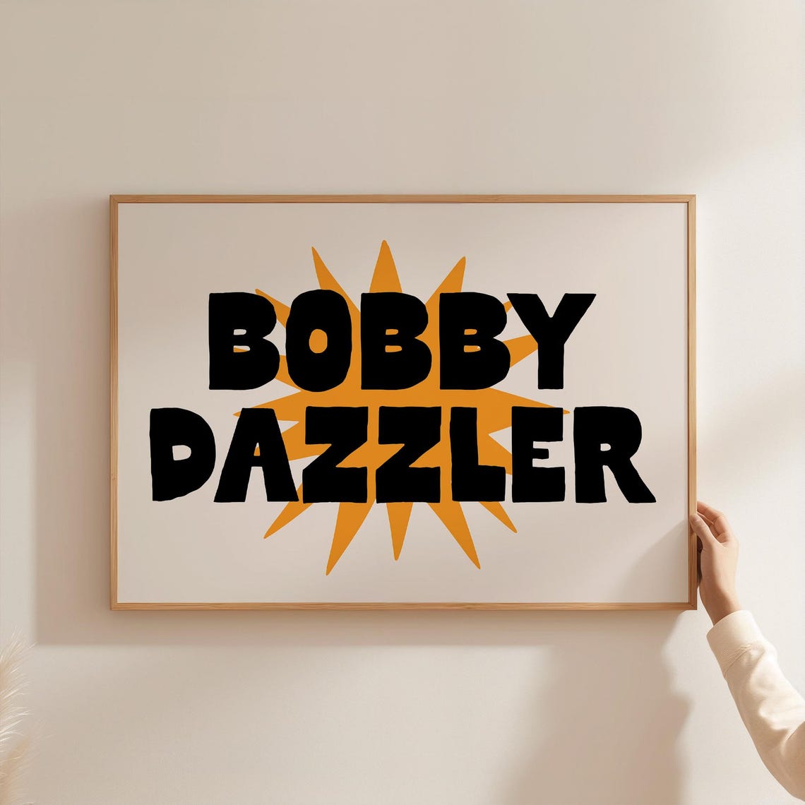 Bobby Dazzler Wall Art Horizontal Print British Slang Poster Nothern Maximalist Gallery Wall Prints - Image 3