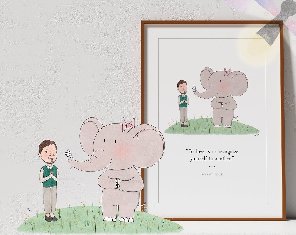Eckhart Tolle To Love Is to Recognize Yourself in Another Quote Poster - Image 2