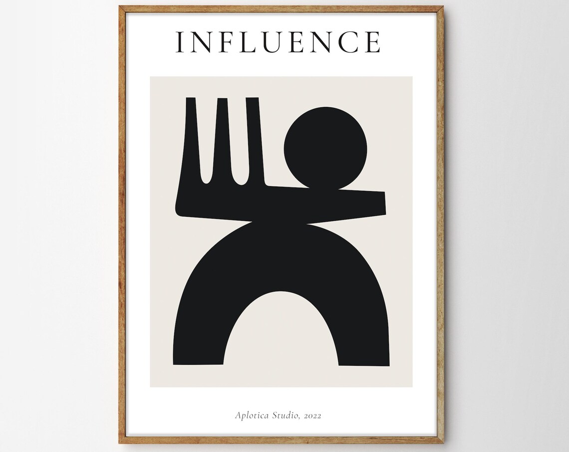 Minimalist Abstract Poster, Bastien Bouta Influence - Image 4