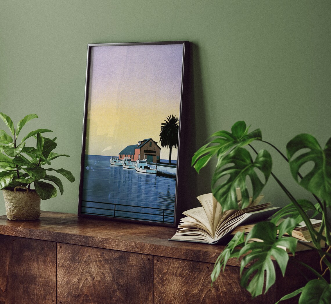 Hiroshi Nagai Retro Vintage Art Print Poster - Image 4