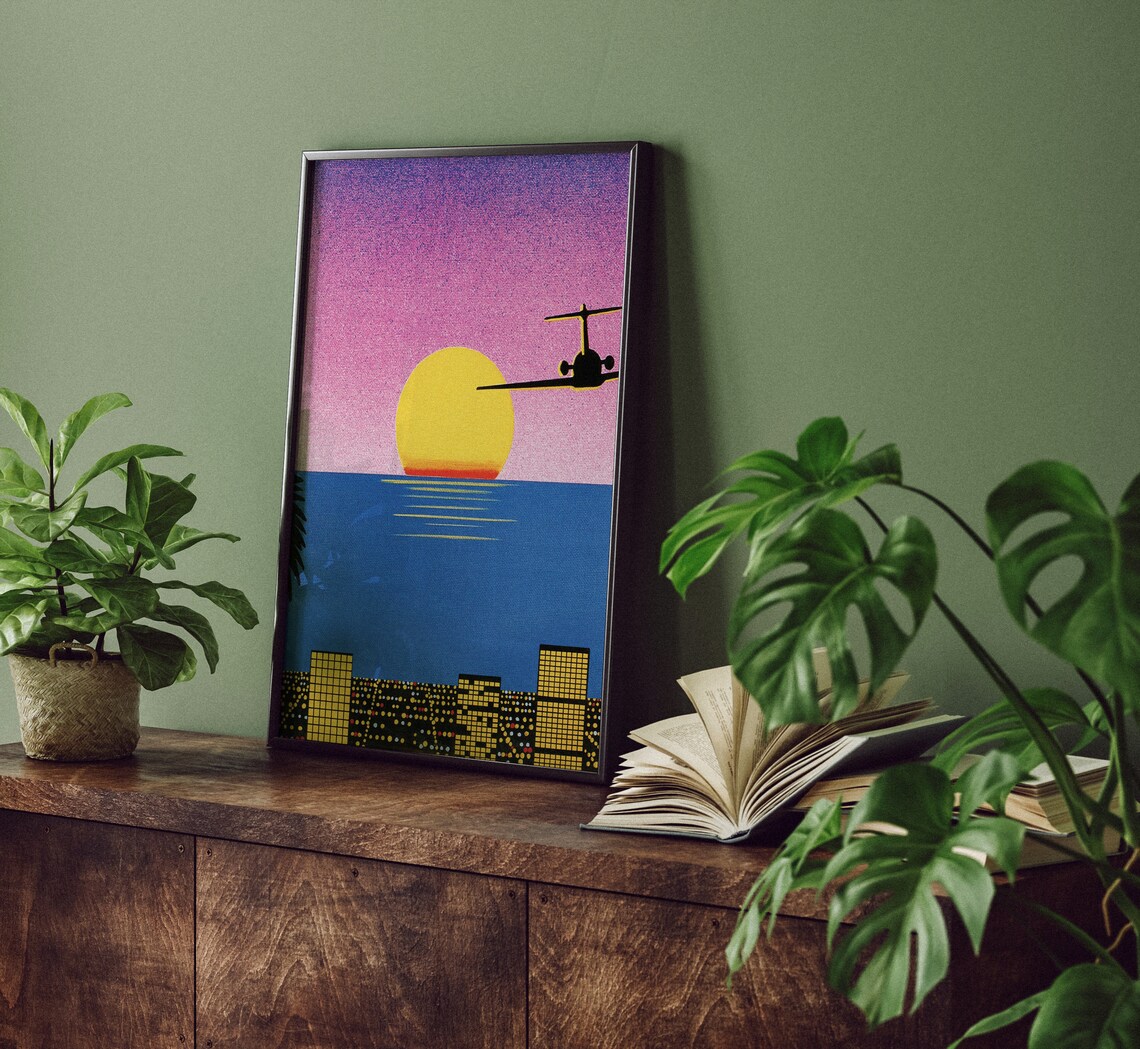 Hiroshi Nagai Retro Poster, Vintage Wall Art - Image 4