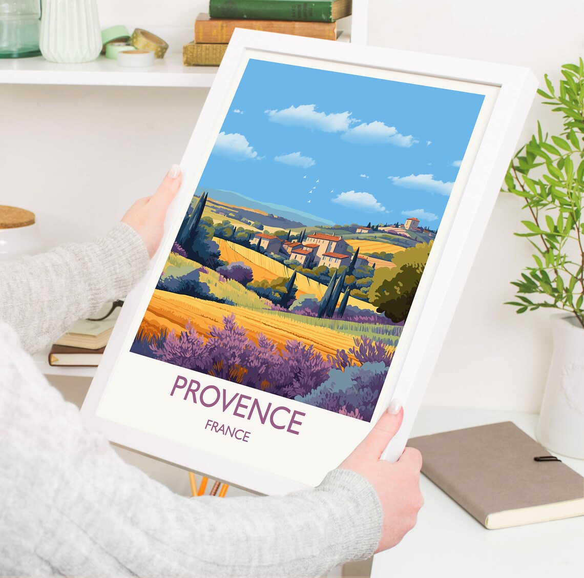 Provence France Travel Gift Wall Art Print - Image 5