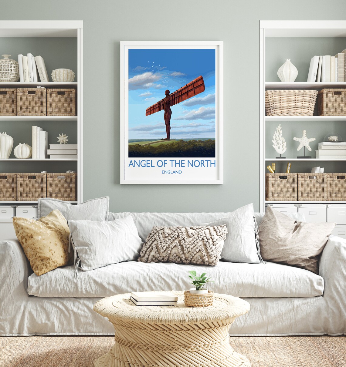 Angel Of The North Travel Poster, England Landmark - Image 4