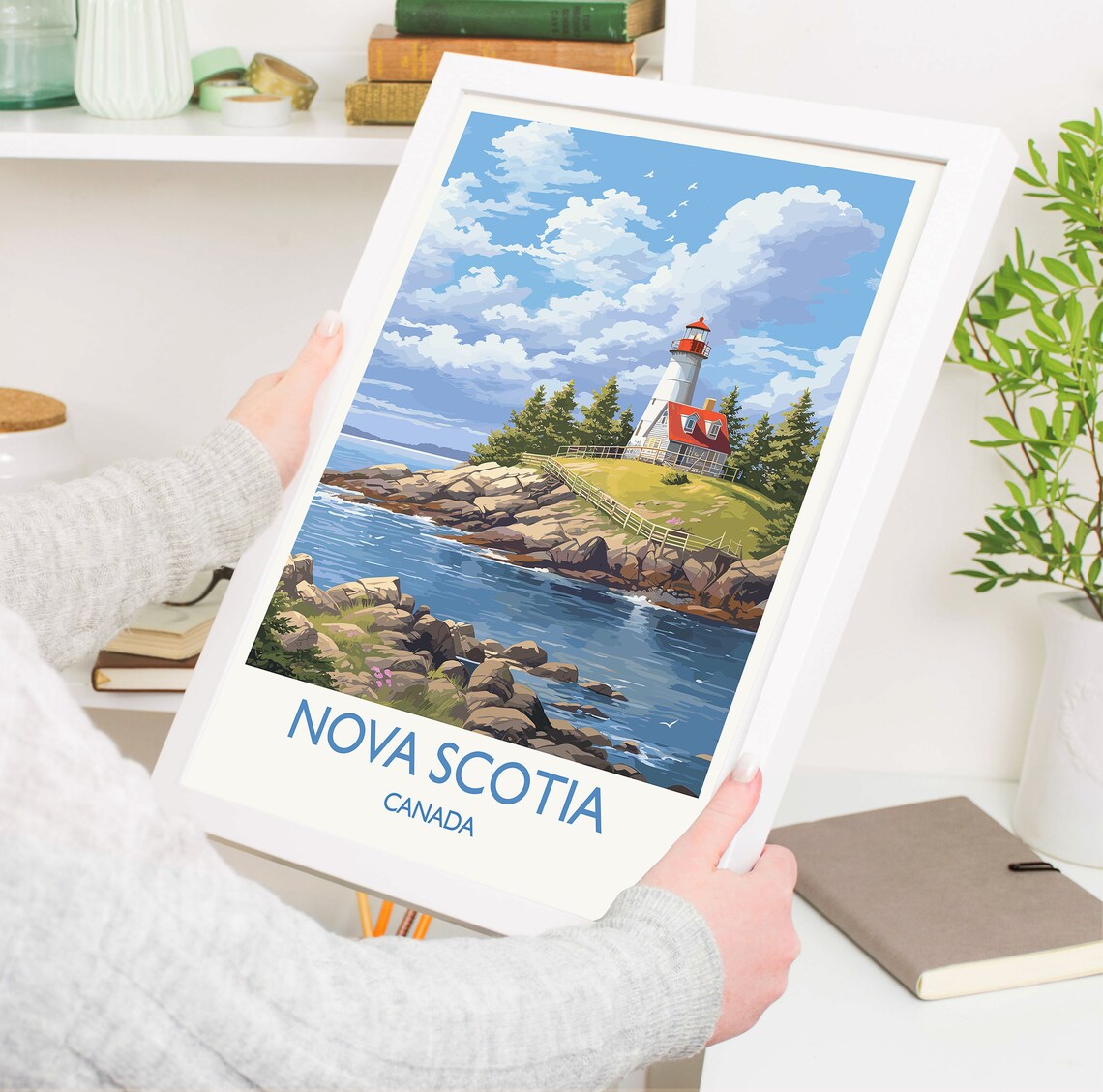 Nova Scotia Travel Poster, Canada Wall Art Print - Image 5