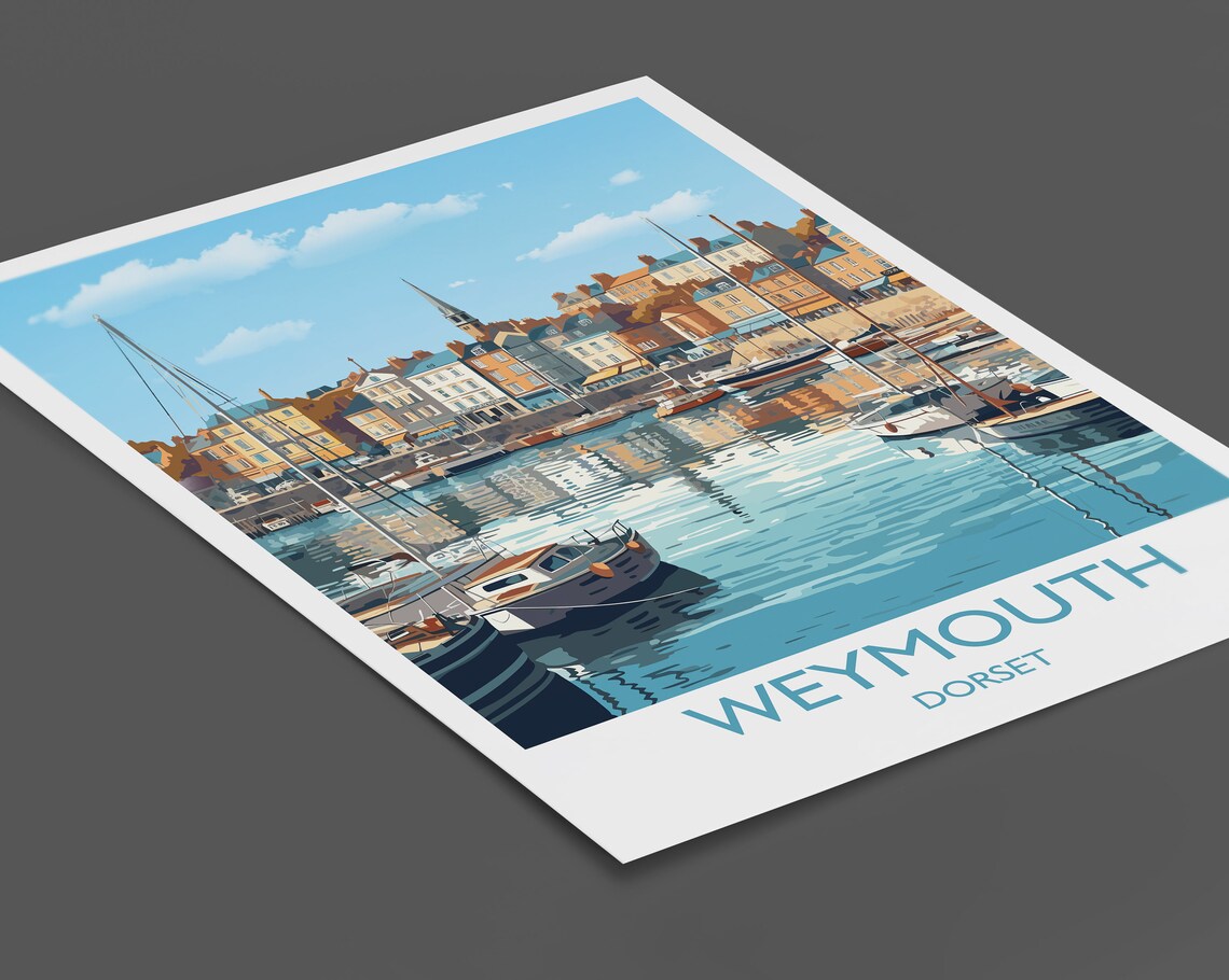 Weymouth Travel Poster, Dorset Coast Art Print - Image 2