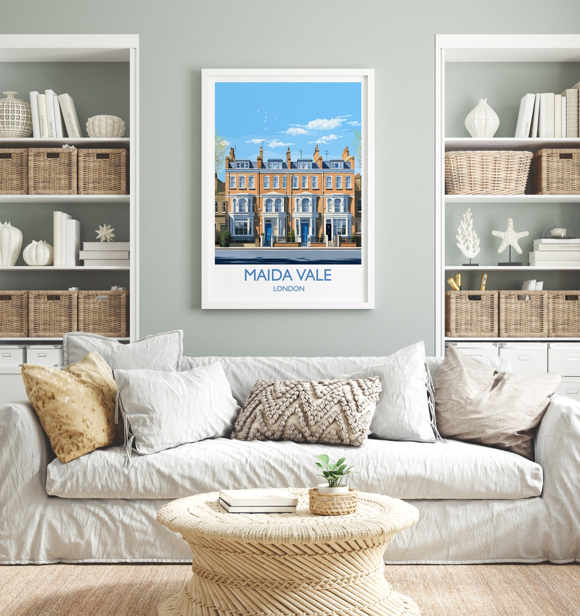 Maida Vale Travel Poster Travel Print Of Maida Vale London Poster Maida Vale Art Gift London Art Lovers Uk Travel Gift - Image 4