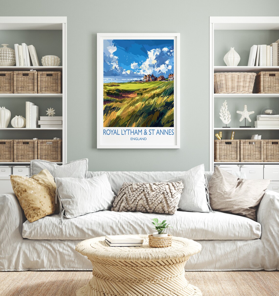 Royal Lytham St Annes Travel Poster, Golf Course - Image 4