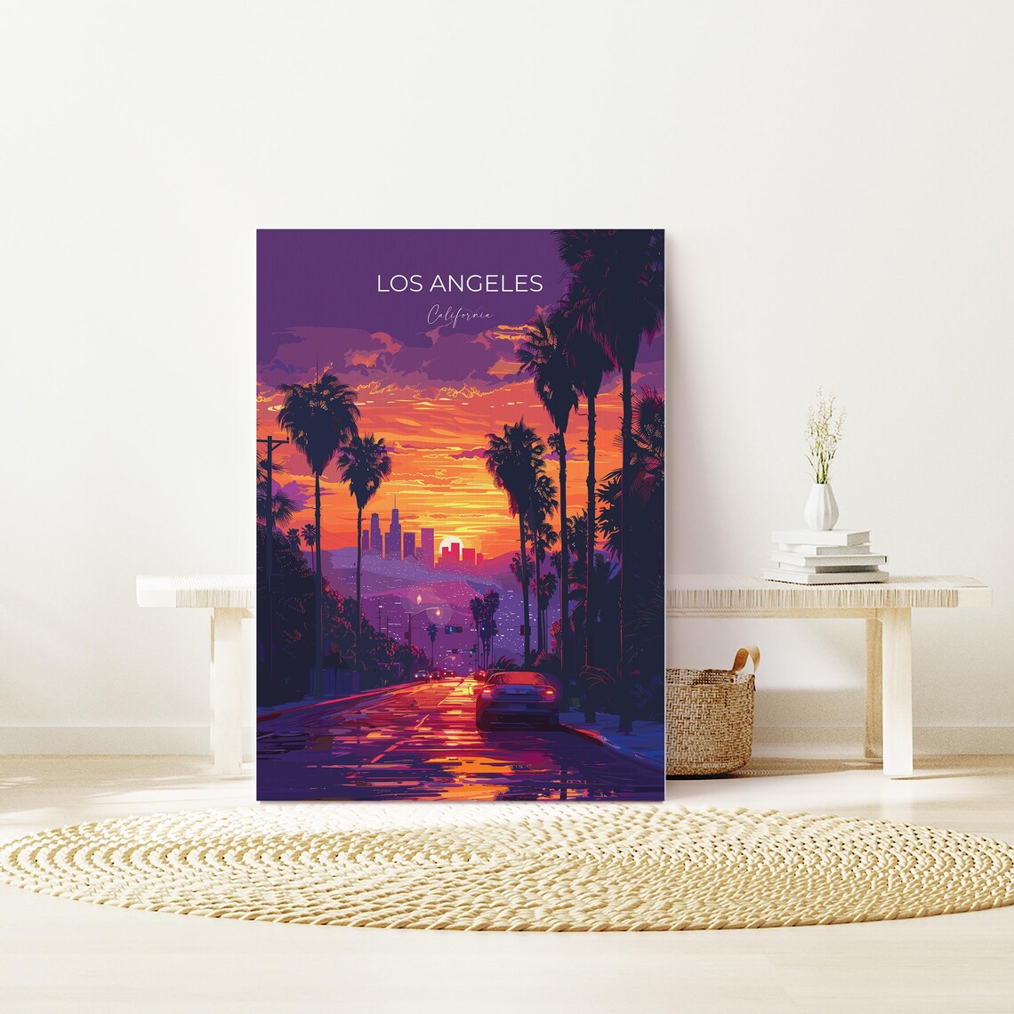 Los Angeles Travel Poster, California Art Print - Image 2