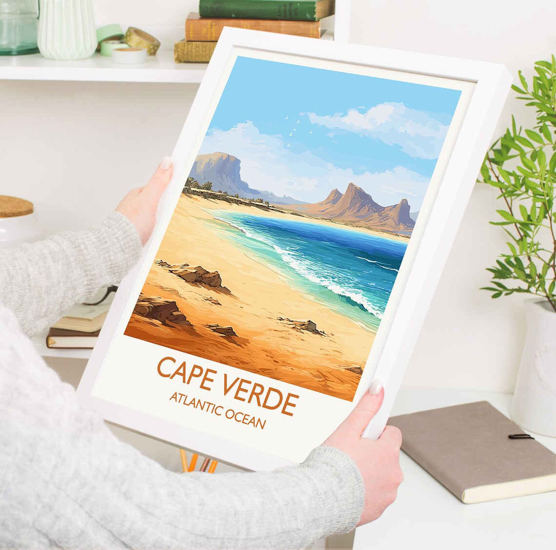 Cape Verde Travel Poster, African Wall Art Print - Image 5