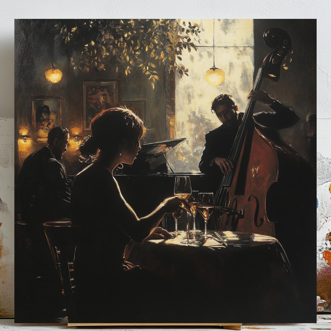 Jazz Band Art Print, Living Room Decor
