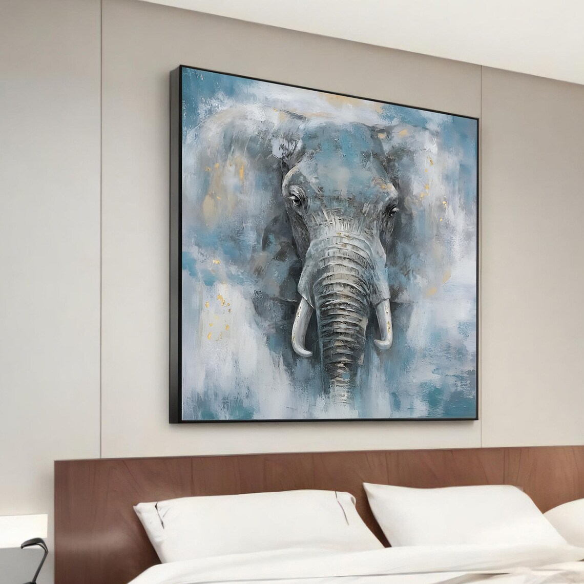 Majestic Elephant Art Print, Animal Wall Decor