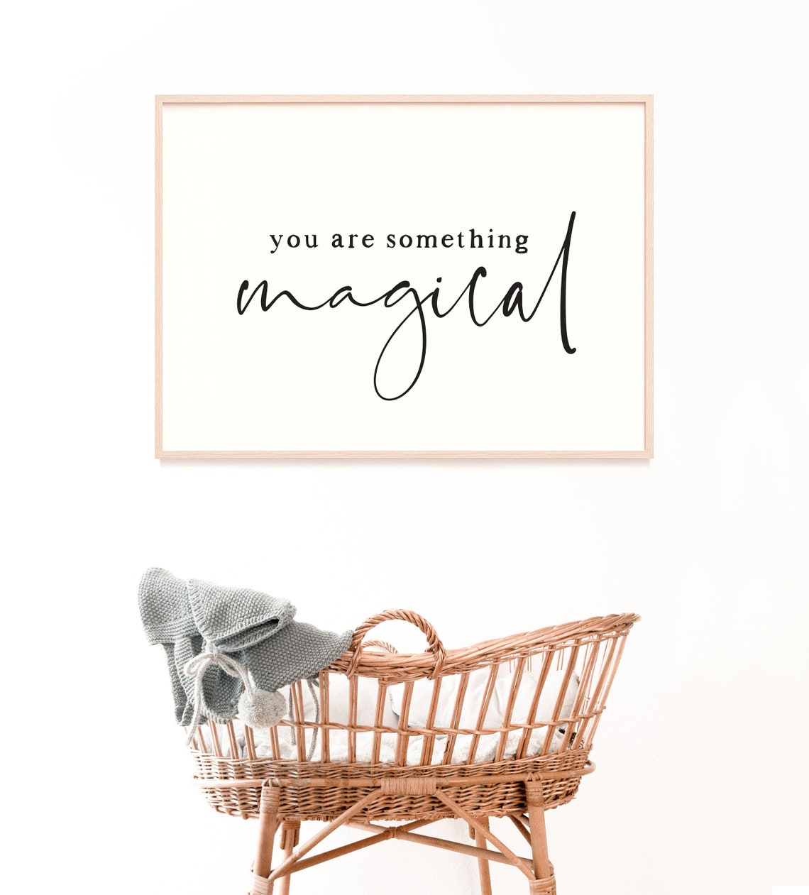 You Are Something Magical Serif Script Minimalist Quote Poster - Image 2