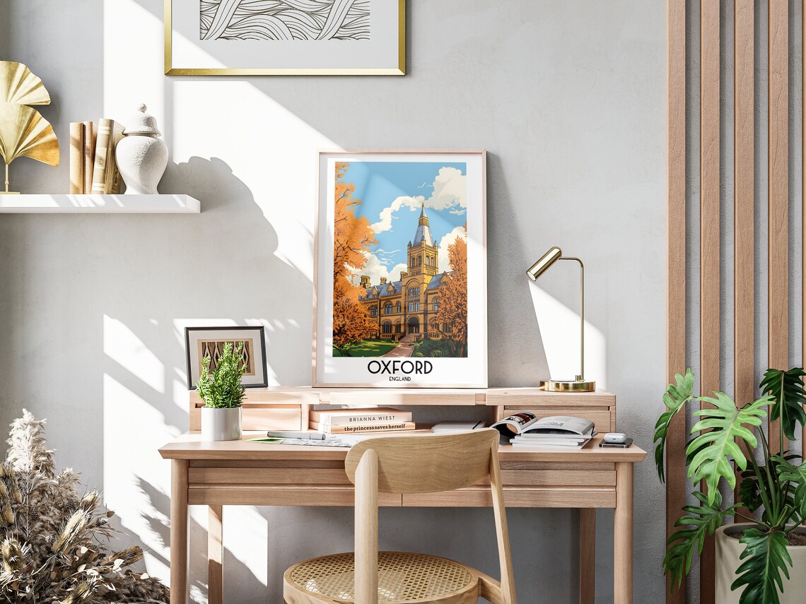 Oxford Travel Wall Art England Art Print - Image 3
