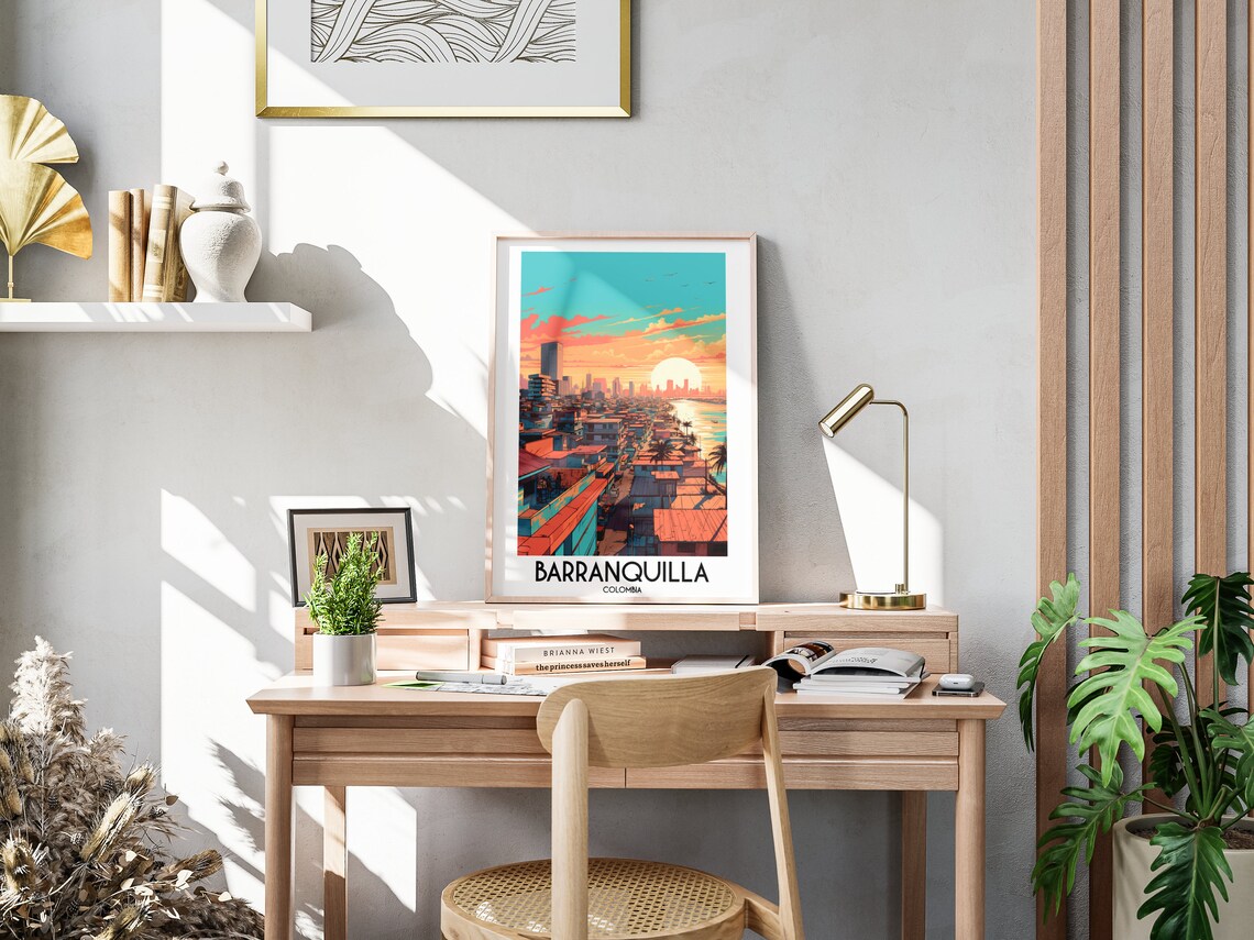Barranquilla Travel Poster, Colombia Home Decor - Image 3