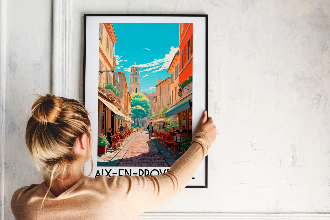 Aix En Provence Travel Poster, France Wall Art - Image 2