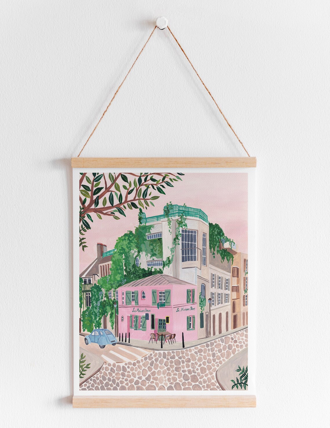Montmartre, La Maison Rose Paris Travel Poster - Image 4