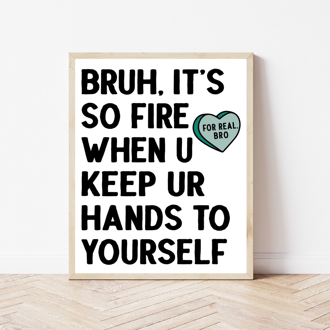 Middle School Classroom Rules Expectations Art Print