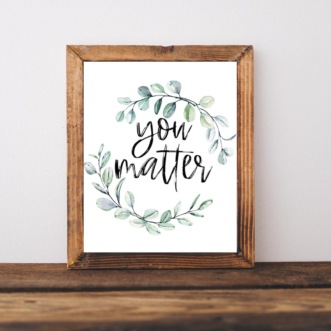 You Matter Poster, Therapist and School Counselor Gift