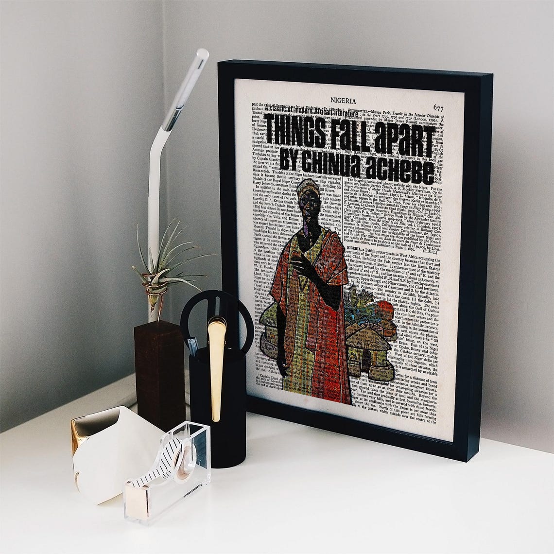 Things Fall Apart Chinua Achebe Classic African Literature Art Print - Image 2