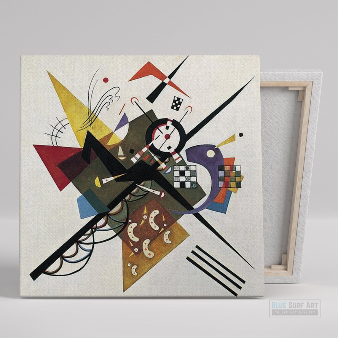 Wassily Kandinsky On White II 1923 Bauhaus Geometric Abstract Poster