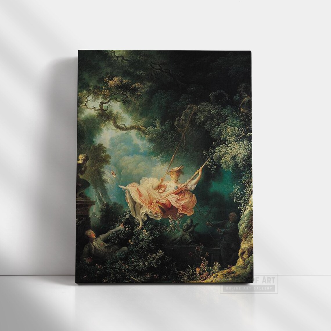 Jean-Honoré Fragonard On the Swing Art Print