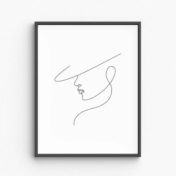 Minimalist Woman Silhouette Line Art Elegant Female Figure Drawing Feminine Body Outline Modern Wall Decor
