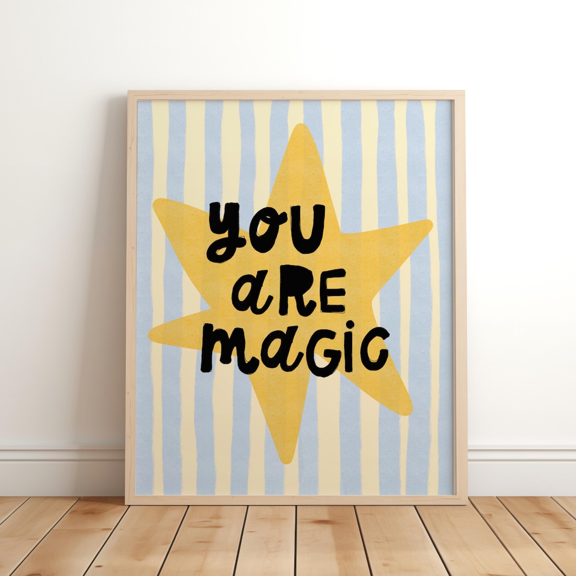 You Are Magic Nursery Retro Wall Art Print