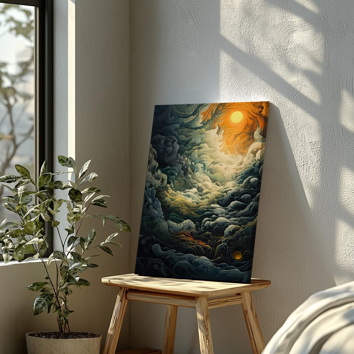Celestial Convergence Surreal Art Print - Image 6
