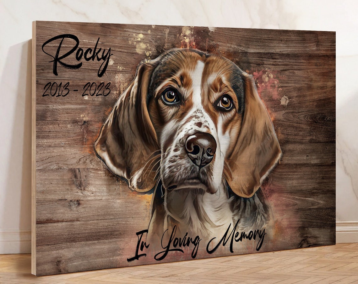 Pet Painting Watercolor Pet Portrait Pet Memorial Gift Wood Sign Dog Painting Pet Loss Gift Watercolor Illustration Dog Portraits From Photo