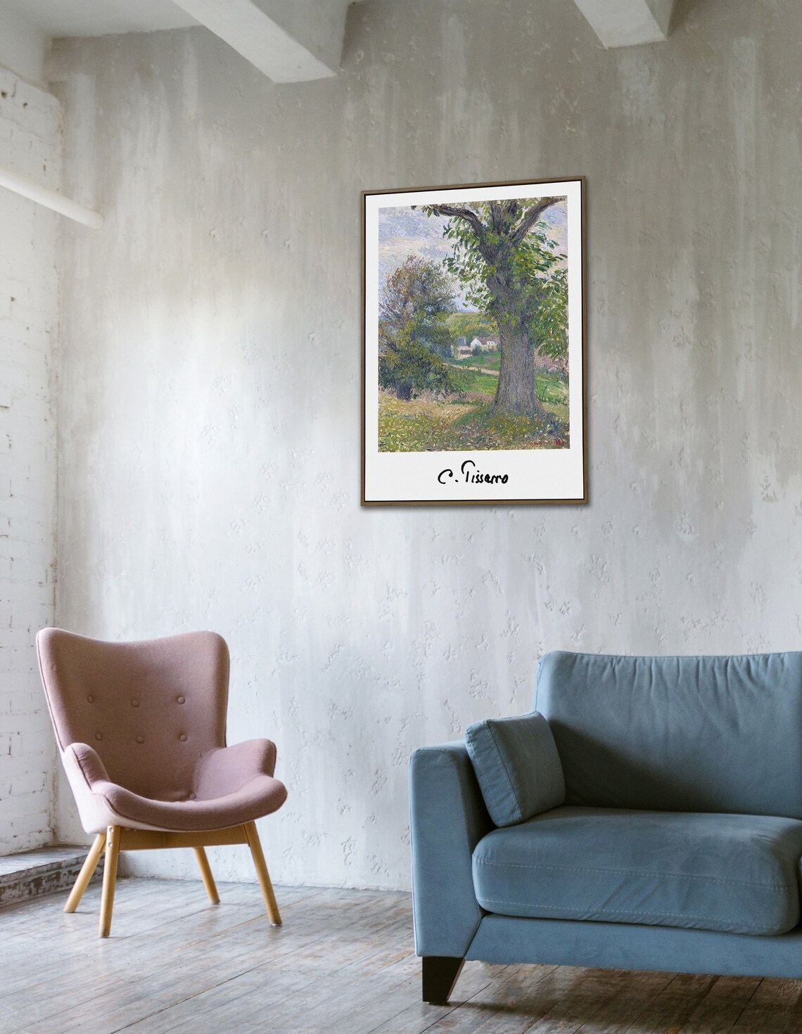 Camille Pissarro Chestnut Trees At Osny French Landscape Poster - Image 3