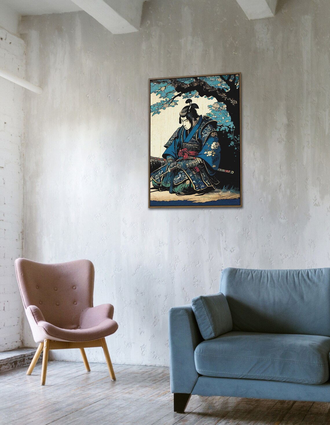 Samurai Japanese Ukiyo-E Art Print - Image 3