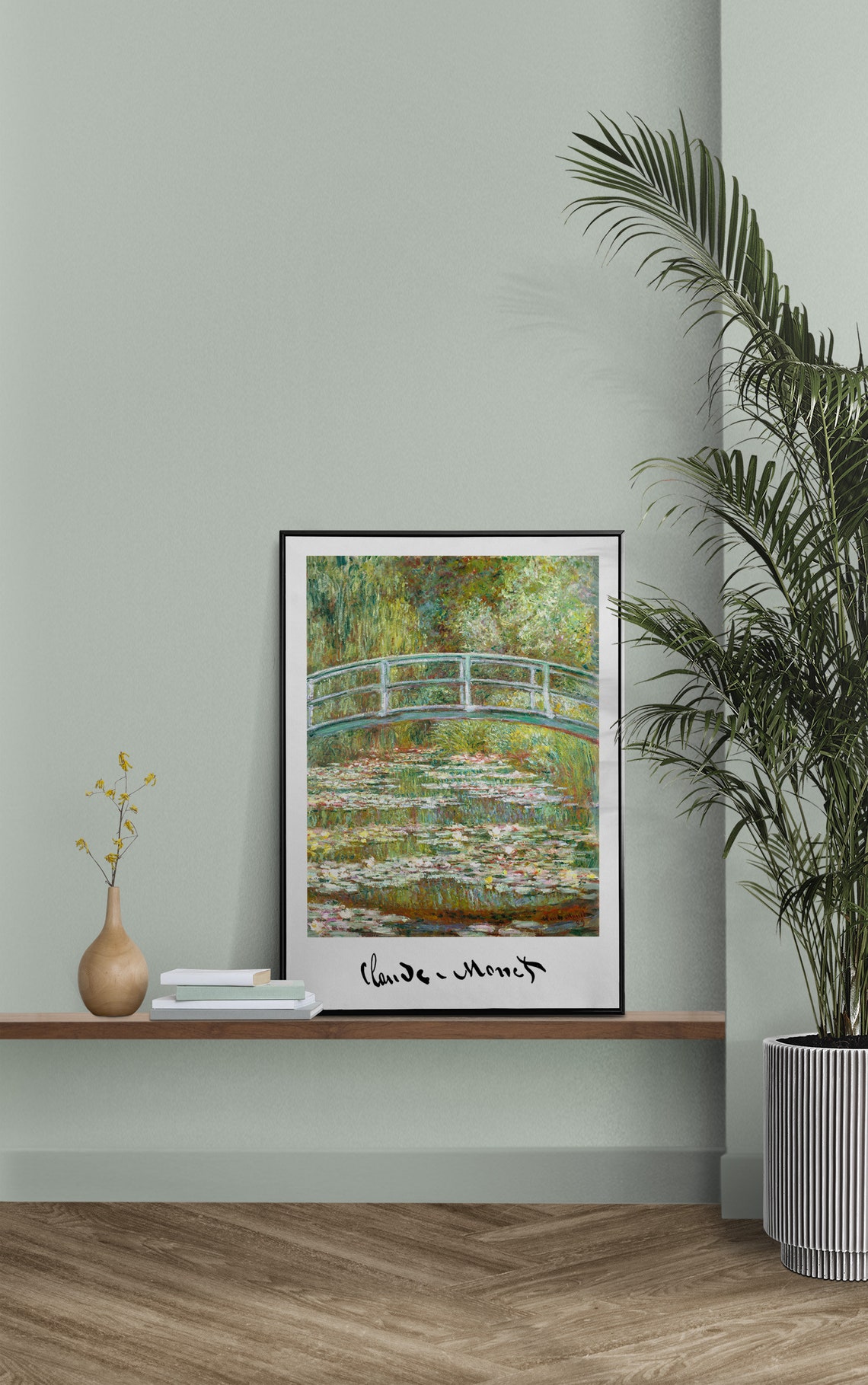 Claude Monet Pool Of Water Lilies 1899 Impressionist Bridge Poster - Image 2