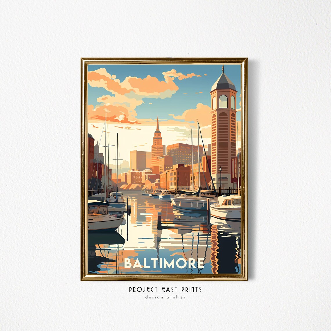 Baltimore Travel Poster, Home Decor Wall Art - Image 2